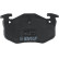 Brake Pad Set, disc brake COTEC GDB1305 TRW, Thumbnail 6
