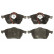 Brake Pad Set, disc brake COTEC GDB1307 TRW, Thumbnail 3