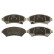 Brake Pad Set, disc brake COTEC GDB1308 TRW, Thumbnail 3