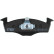 Brake Pad Set, disc brake COTEC GDB1308 TRW, Thumbnail 6