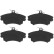 Brake Pad Set, disc brake COTEC GDB1313 TRW, Thumbnail 5