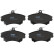 Brake Pad Set, disc brake COTEC GDB1313 TRW, Thumbnail 6