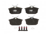 Brake Pad Set, disc brake COTEC GDB1314 TRW