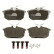 Brake Pad Set, disc brake COTEC GDB1314 TRW, Thumbnail 3