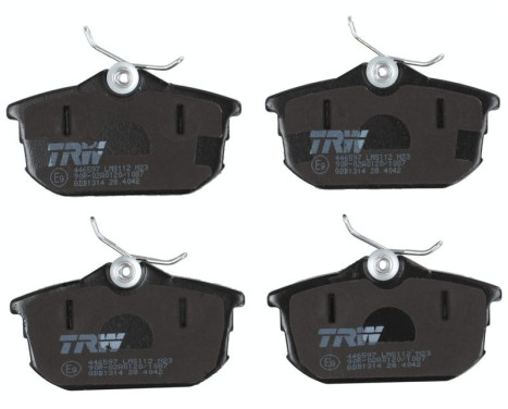 Brake Pad Set, disc brake COTEC GDB1314 TRW, Image 5