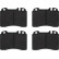 Brake Pad Set, disc brake COTEC GDB1318 TRW, Thumbnail 3
