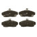 Brake Pad Set, disc brake COTEC GDB1319 TRW, Thumbnail 3