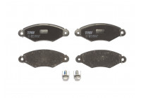 Brake Pad Set, disc brake COTEC GDB1321 TRW