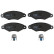 Brake Pad Set, disc brake COTEC GDB1321 TRW, Thumbnail 4
