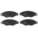 Brake Pad Set, disc brake COTEC GDB1321 TRW, Thumbnail 6