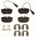 Brake Pad Set, disc brake COTEC GDB1326 TRW, Thumbnail 3