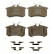 Brake Pad Set, disc brake COTEC GDB1328 TRW, Thumbnail 3