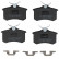 Brake Pad Set, disc brake COTEC GDB1328 TRW, Thumbnail 3
