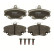 Brake Pad Set, disc brake COTEC GDB1332 TRW, Thumbnail 3