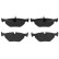 Brake Pad Set, disc brake COTEC GDB1344 TRW, Thumbnail 5