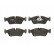 Brake Pad Set, disc brake COTEC GDB1348 TRW