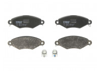 Brake Pad Set, disc brake COTEC GDB1361 TRW