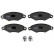 Brake Pad Set, disc brake COTEC GDB1361 TRW, Thumbnail 4