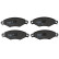 Brake Pad Set, disc brake COTEC GDB1361 TRW, Thumbnail 6