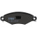 Brake Pad Set, disc brake COTEC GDB1361 TRW, Thumbnail 7
