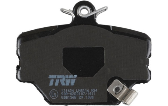 Brake Pad Set, disc brake COTEC GDB1365 TRW, Image 6