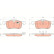Brake Pad Set, disc brake COTEC GDB1374 TRW, Thumbnail 2