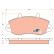 Brake Pad Set, disc brake COTEC GDB1380 TRW, Thumbnail 2