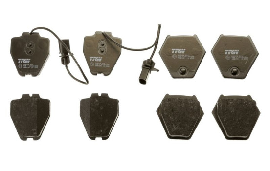 Brake Pad Set, disc brake COTEC GDB1381 TRW, Image 3