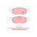 Brake Pad Set, disc brake COTEC GDB1383 TRW, Thumbnail 2