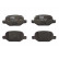 Brake Pad Set, disc brake COTEC GDB1384 TRW