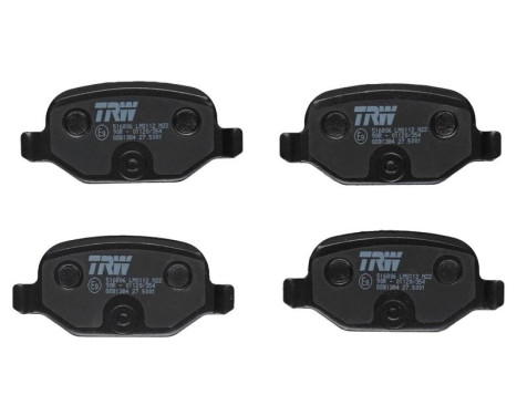 Brake Pad Set, disc brake COTEC GDB1384 TRW, Image 4