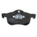Brake Pad Set, disc brake COTEC GDB1388 TRW, Thumbnail 6
