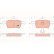 Brake Pad Set, disc brake COTEC GDB1389 TRW, Thumbnail 2