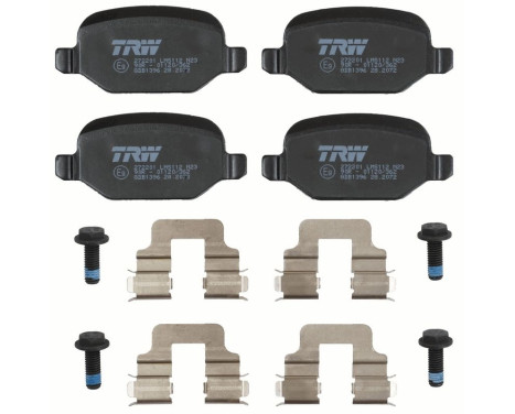Brake Pad Set, disc brake COTEC GDB1396 TRW, Image 4