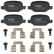 Brake Pad Set, disc brake COTEC GDB1396 TRW, Thumbnail 4