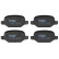 Brake Pad Set, disc brake COTEC GDB1396 TRW, Thumbnail 6