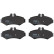 Brake Pad Set, disc brake COTEC GDB1399 TRW, Thumbnail 4