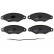 Brake Pad Set, disc brake COTEC GDB1402 TRW, Thumbnail 4