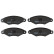 Brake Pad Set, disc brake COTEC GDB1402 TRW, Thumbnail 5