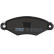 Brake Pad Set, disc brake COTEC GDB1402 TRW, Thumbnail 6