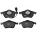 Brake Pad Set, disc brake COTEC GDB1403 TRW, Thumbnail 4