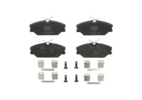 Brake Pad Set, disc brake COTEC GDB1405 TRW