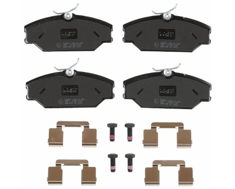Brake Pad Set, disc brake COTEC GDB1405 TRW, Image 4