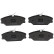 Brake Pad Set, disc brake COTEC GDB1405 TRW, Thumbnail 5