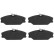 Brake Pad Set, disc brake COTEC GDB1405 TRW, Thumbnail 6