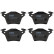 Brake Pad Set, disc brake COTEC GDB1408 TRW, Thumbnail 4
