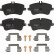 Brake Pad Set, disc brake COTEC GDB1413 TRW, Thumbnail 3