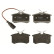 Brake Pad Set, disc brake COTEC GDB1415 TRW, Thumbnail 3