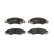 Brake Pad Set, disc brake COTEC GDB1420 TRW