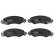 Brake Pad Set, disc brake COTEC GDB1420 TRW, Thumbnail 4